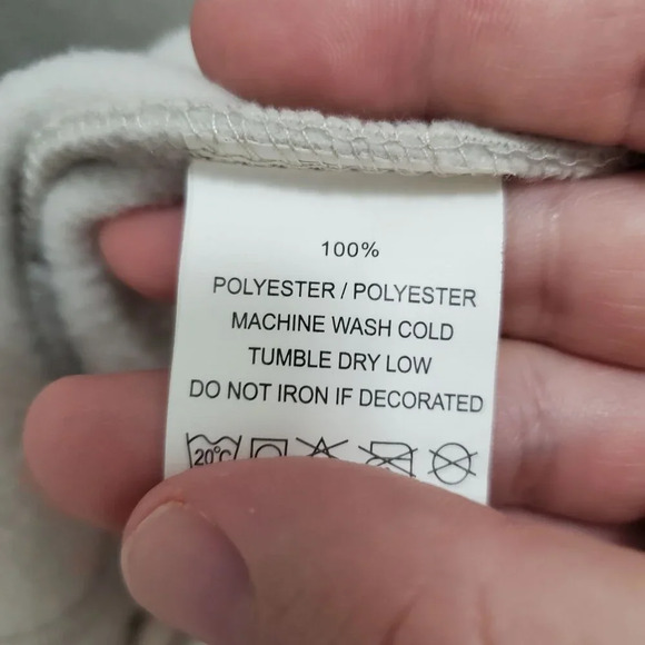 Due North Canada Cream Vancouver Full Zip Mock Neck Fleece Tourist Sweater S - Picture 7 of 8